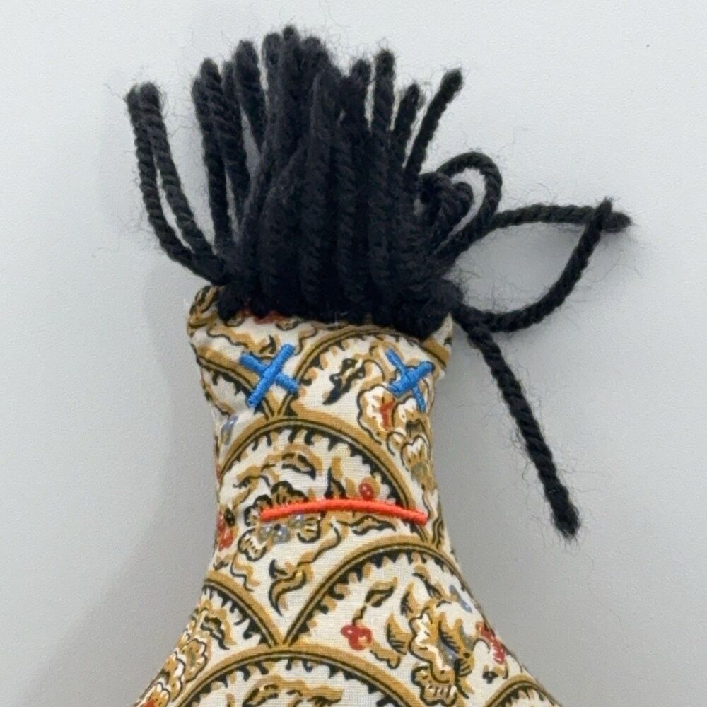 Dammit Doll Stress Relief Gag Gift Plush Paisley Floral Pattern New With Tags - Picture 4 of 11